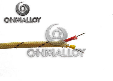 ANSI 96.1黄色/红色K型热电偶电缆临时绝缘高3.2毫米