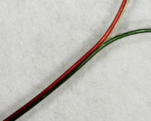 44 awg T型医疗康铜热电偶丝Polyesterimide涂层