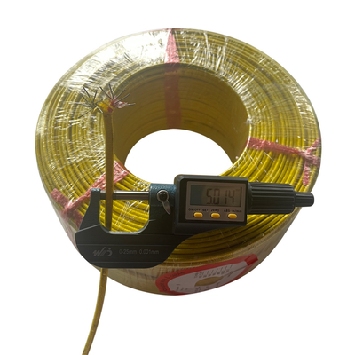 直径0.65 mmx7/2 K型玻璃纤维绝缘扩展电缆红色黄色