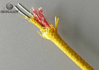 石英纤维绝缘0.81毫米K型热电偶电缆