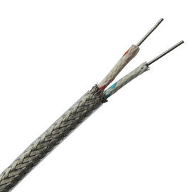SWG 25钢玻璃纤维编织高温热电偶补偿导线K型
