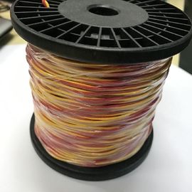 红色-黄色型K型热电偶电缆标准AWG24补偿导线