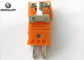 男性标准热电偶空心针连接器插头和线夹夹快速安装